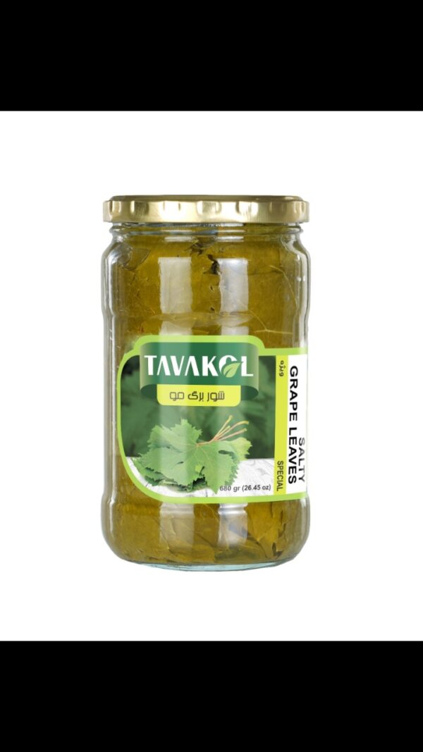 ترشی برگ مو 680گ توکل