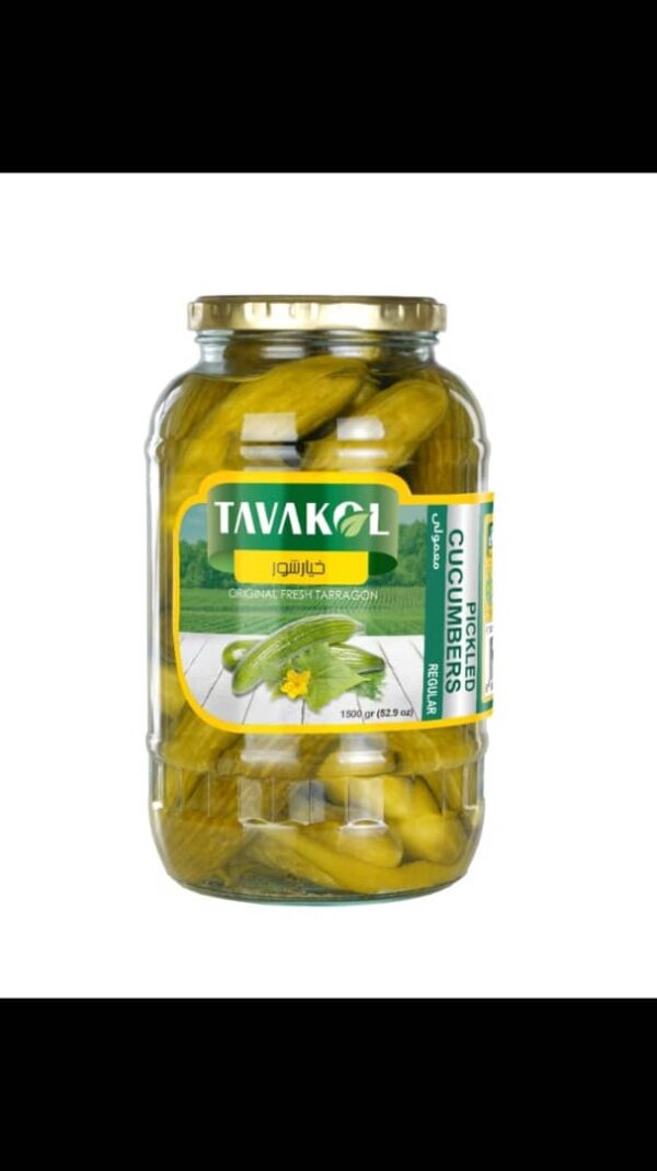 خیارشور معمولی 1500گ توکل