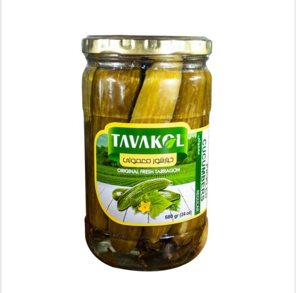 خیارشور معمولی 680گ توکل