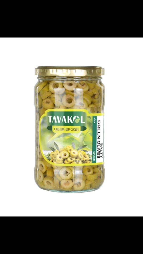 زیتون اسلایس 680گ توکل